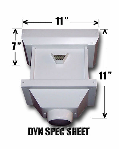 Copper Dyn Over Flow (3/4 Outlet Size)
